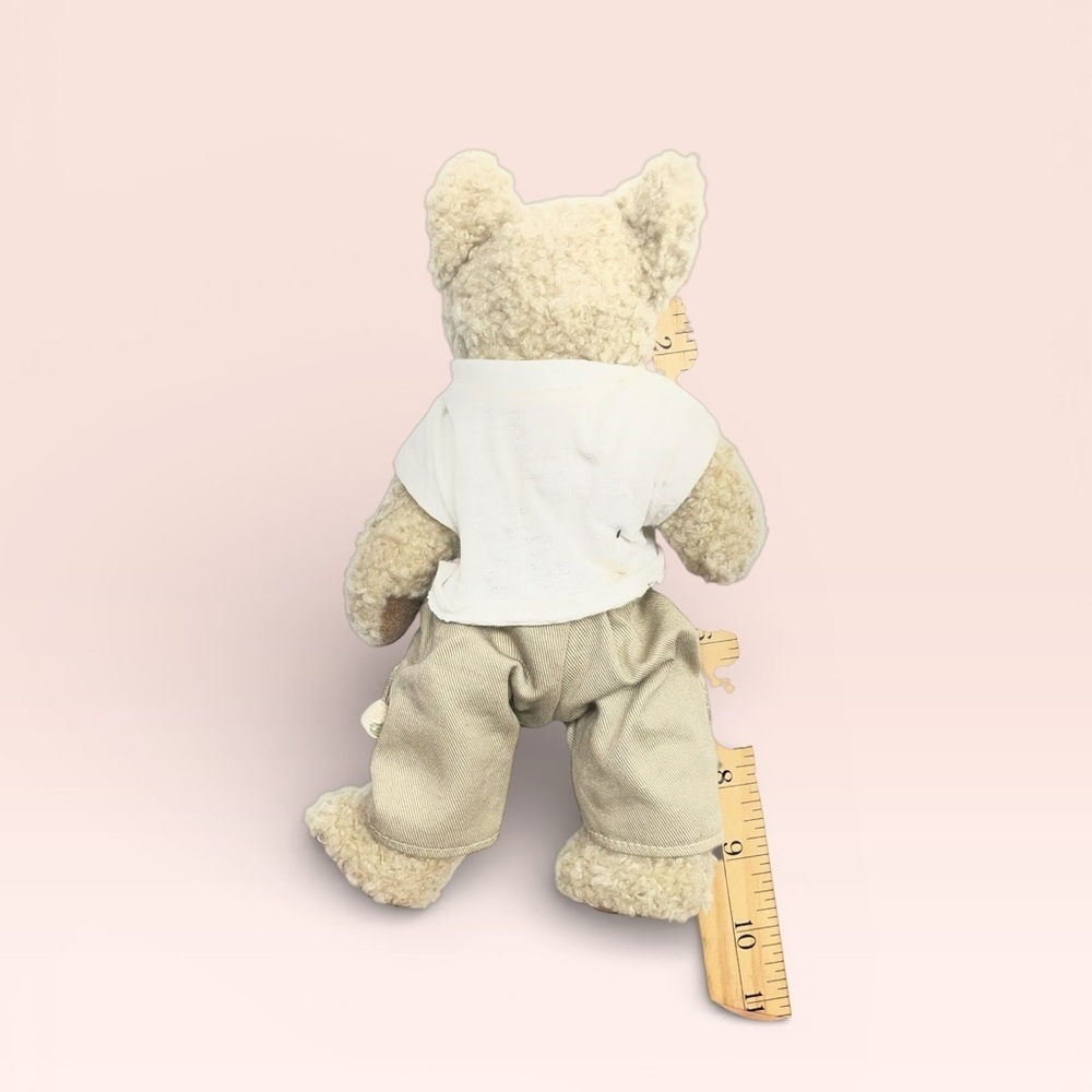 GEO-PALS Cotton Corps Teddy Bear with Khaki Outfit - Picture 3 of 5
